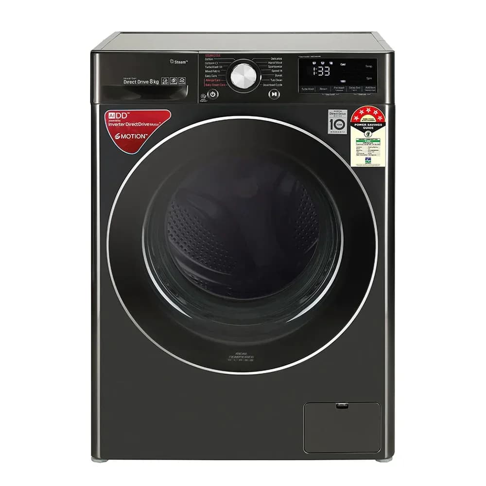 LG 8 Kg Front Load Washing Machine | FV1408S4B.ABLP