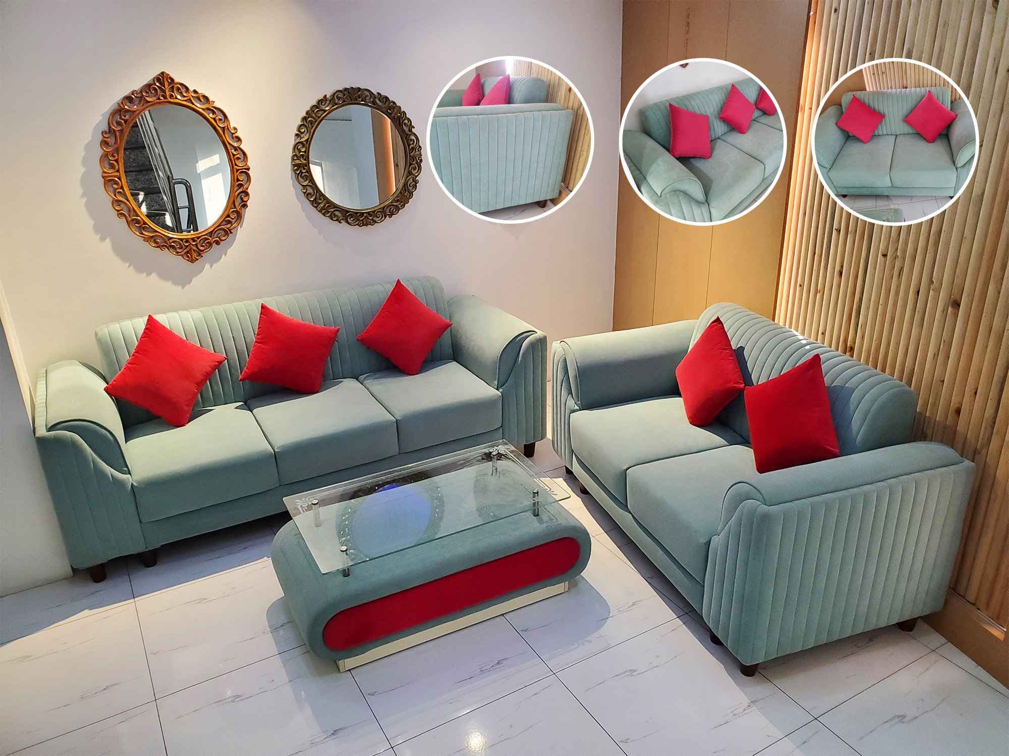 Sectional Sofa with Tea Table