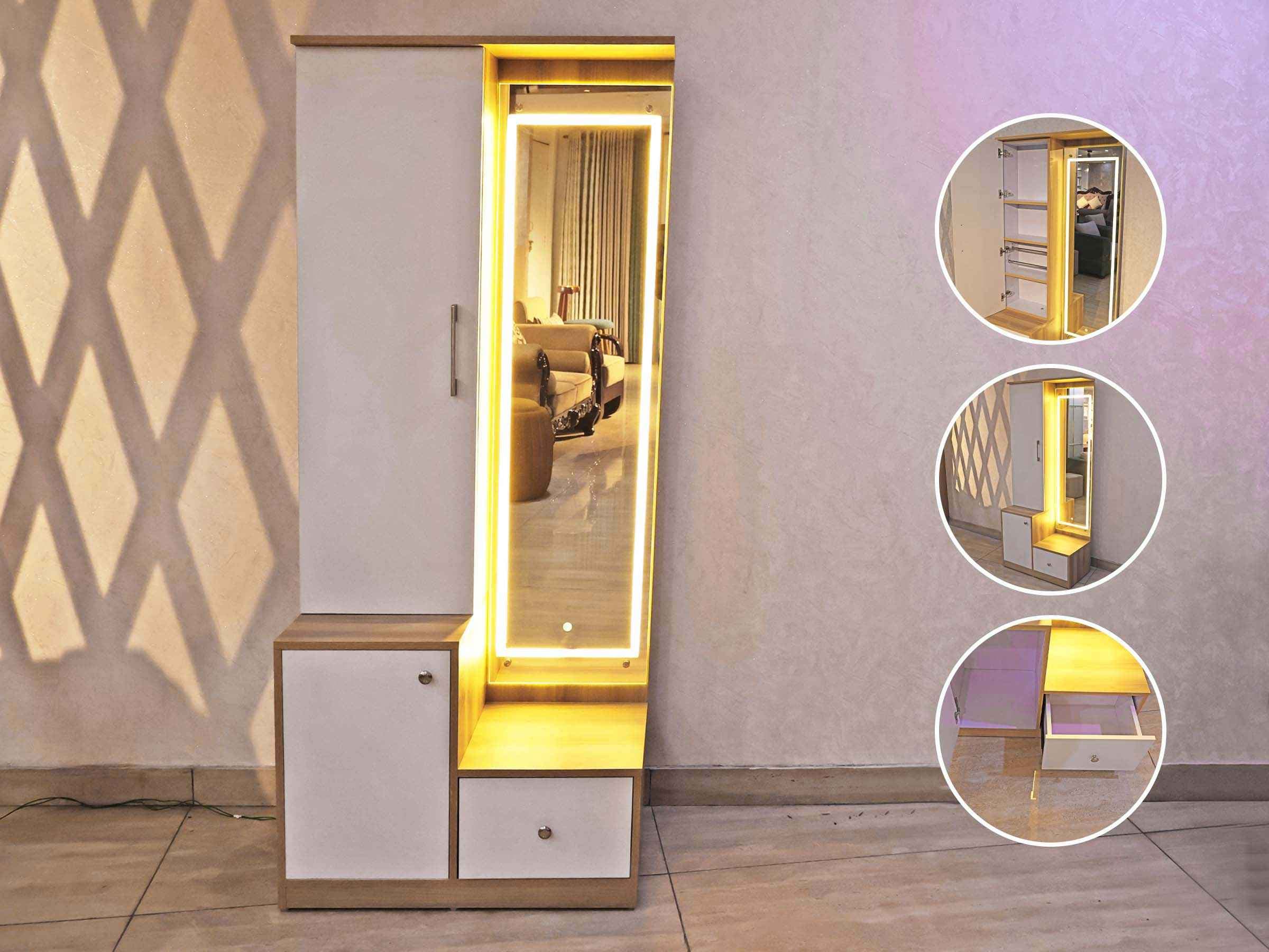 Dressing Table with LED Lights