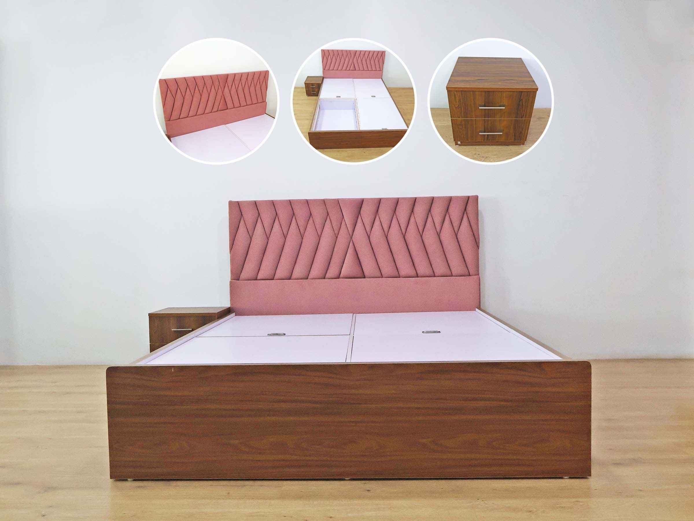 Pink Queen-Size Bed