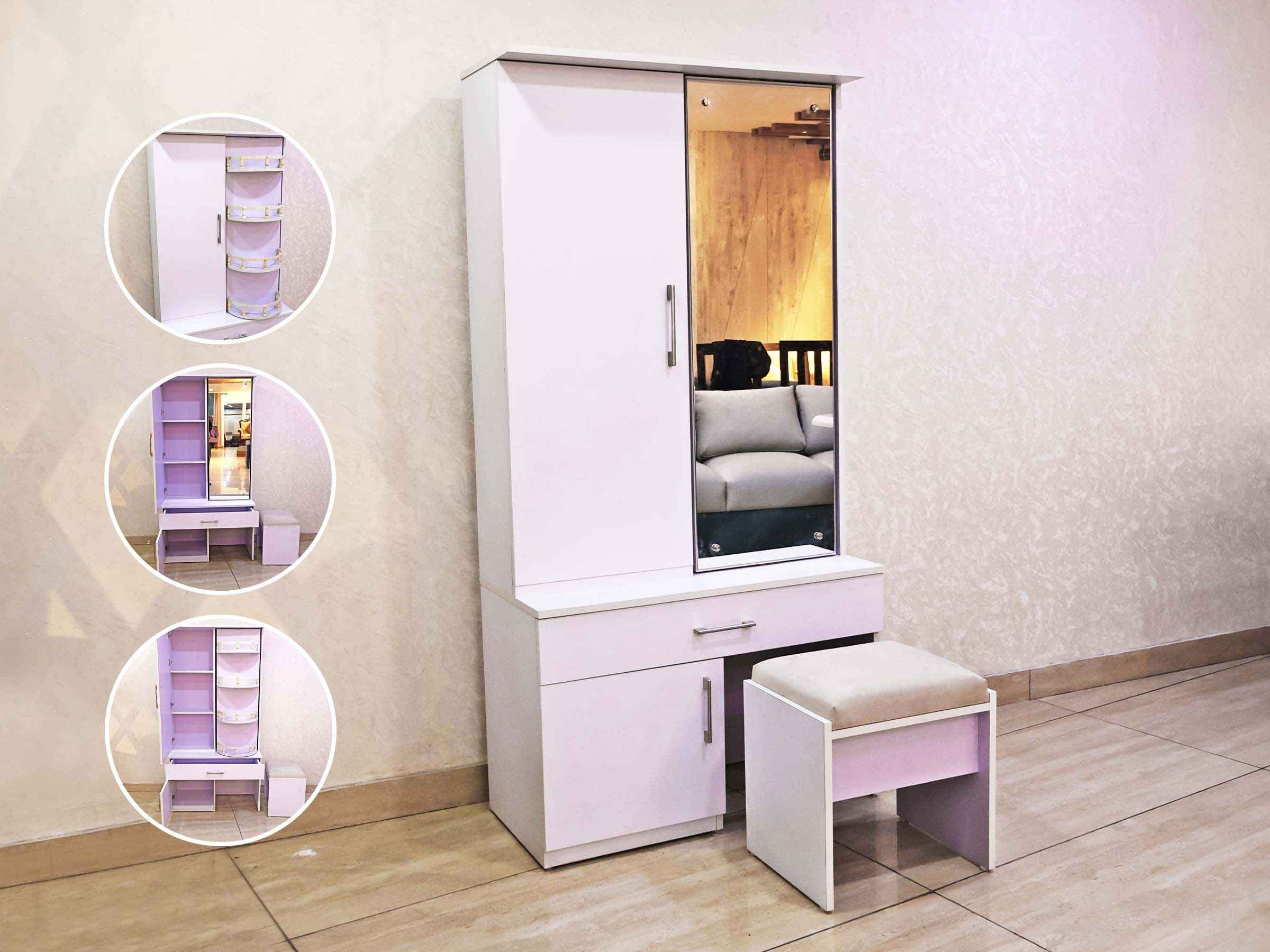 Rotating Mirror Dressing Table