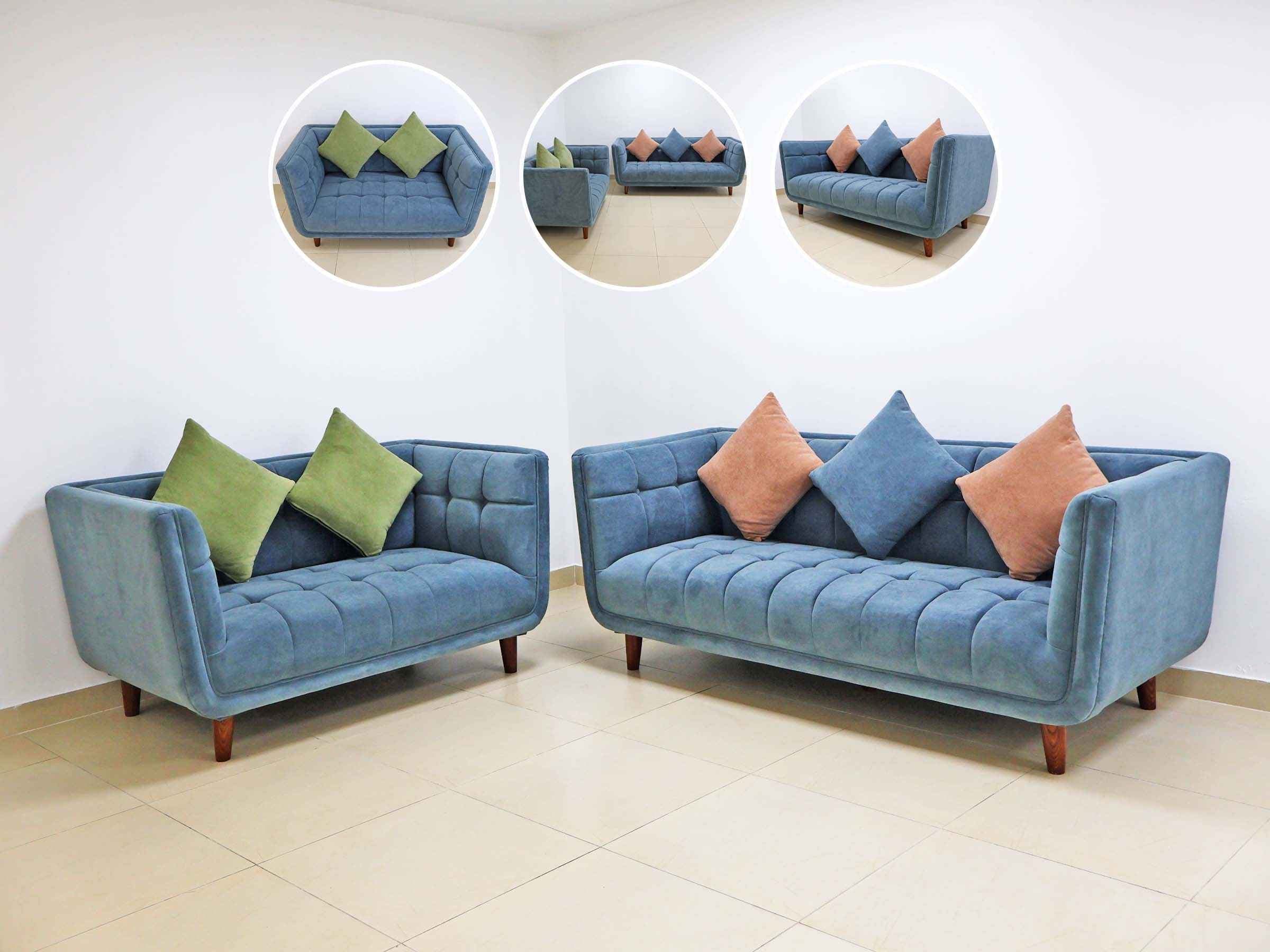 Premium Tufted Sofa Set