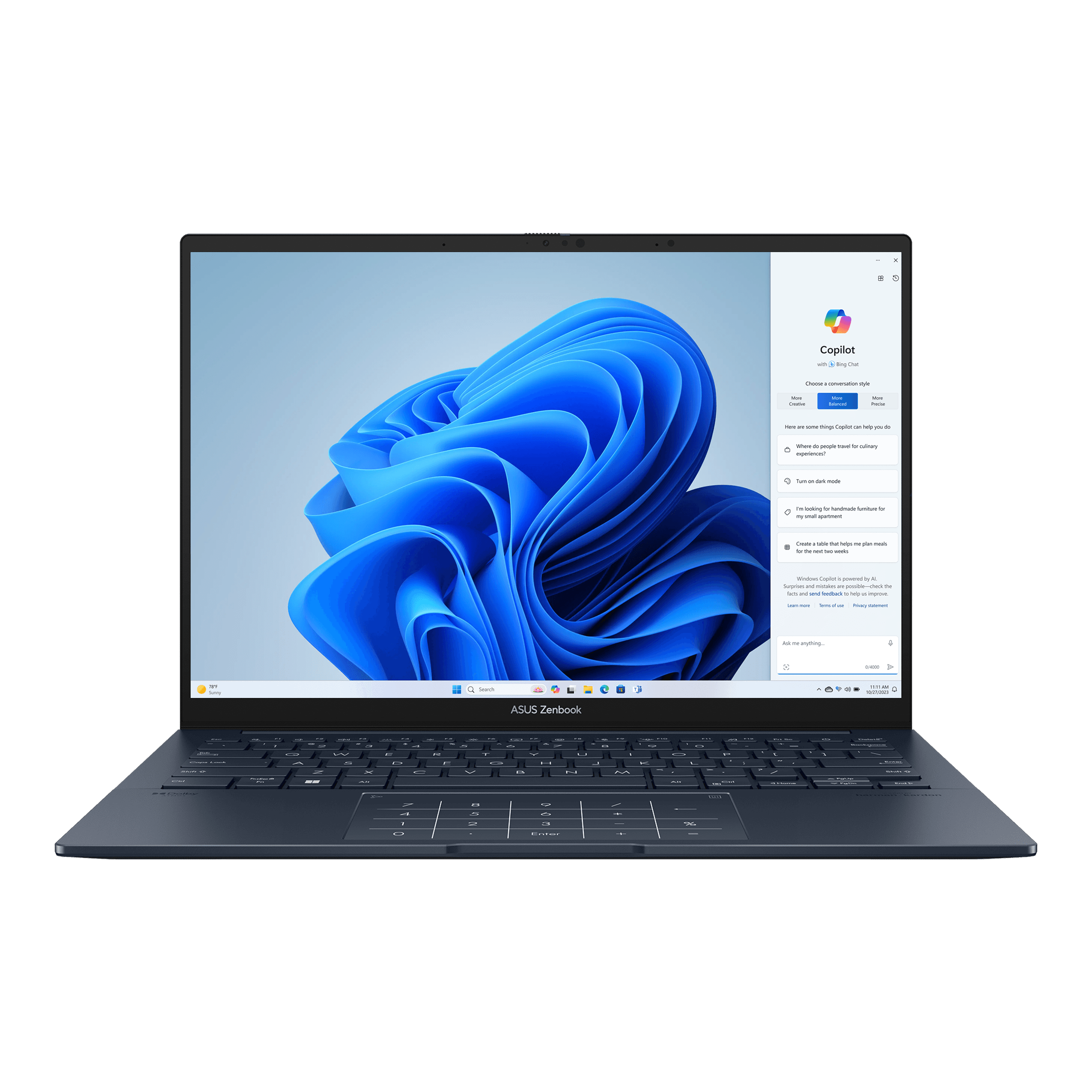 ASUS Zenbook 14 2024 OLED UX3405MA (Core Ultra 5 125H | Intel Arc) – Blue
