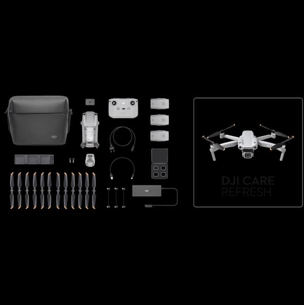 DJI Air 2S Fly More Combo, Drone with 3-Axis Gimbal Camera, 5.4K Video, 1-Inch CMOS Sensor, 4 Directions of Obstacle Sensing, 31 Mins Flight Time, 12km 1080p Video Transmission, Two Extra BatteriesDJI Air 2S Fly More Combo, Drone with 3-Axis Gimbal Camera, 5.4K Video, 1-Inch CMOS Sensor, 4 Directions of Obstacle Sensing, 31 Mins Flight Time, 12km 1080p Video Transmission, Two Extra Batteries – 64GB SanDisk SSD