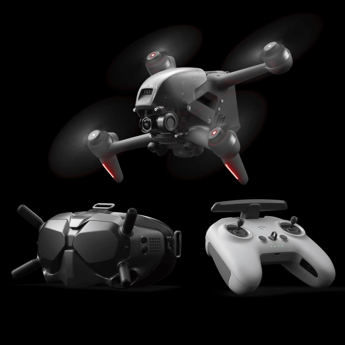 DJI FPV drone (Combo) with 4K recording – 64GB SanDisk SSD