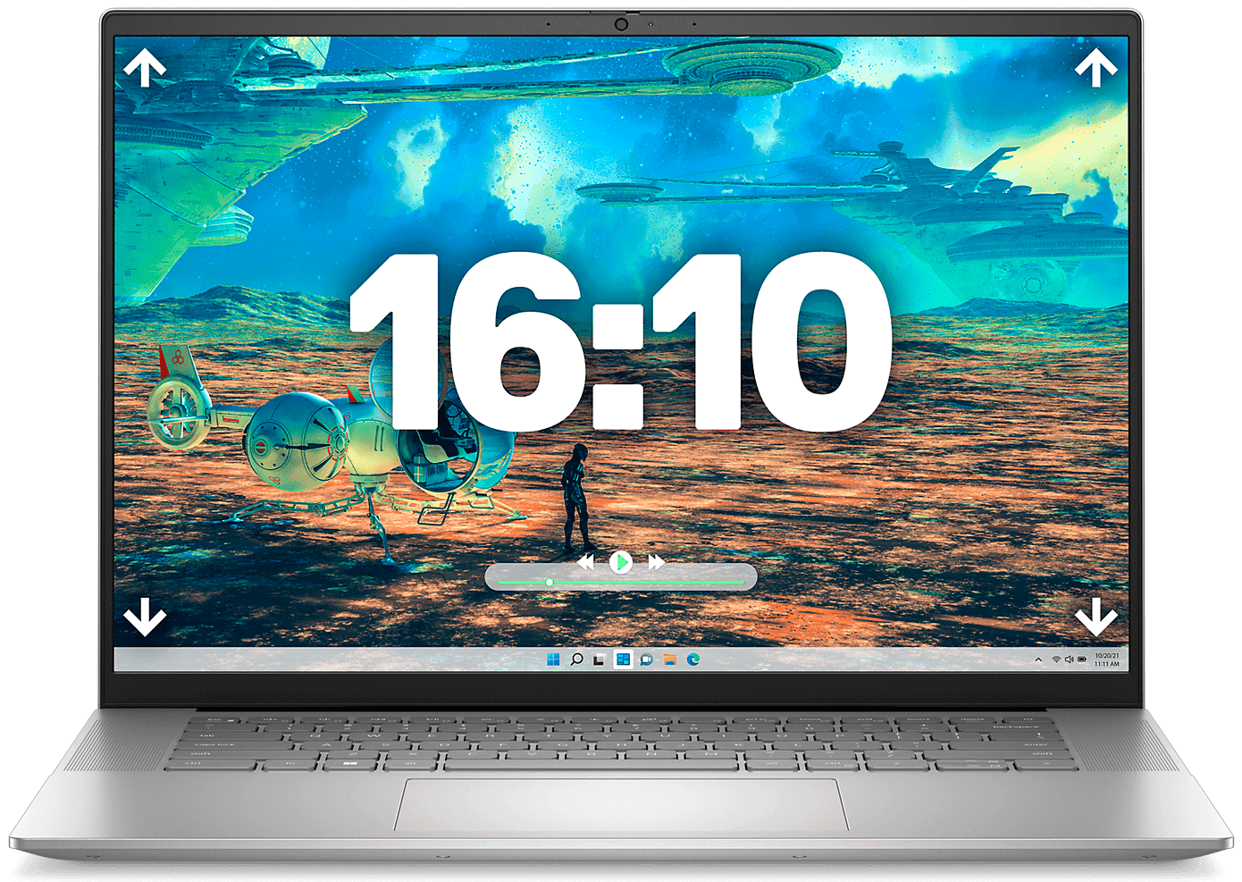 Dell Inspiron 16 5630 2023 (13th Gen Intel Core i5-1340P | RTX 2050 Graphics) – 16GB, 512GB, Silver, 1 Year Warranty
