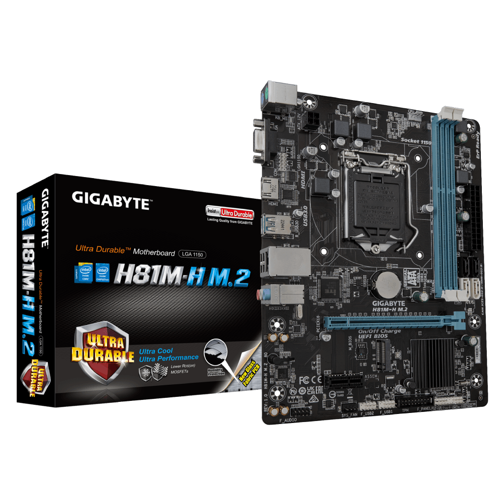 Gigabyte H81M-H M.2 rev. 1.0 Micro ATX Motherboard