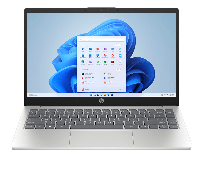 HP Notebook 14s 2023 (13th Gen Intel Core i3-N305 | Intel UHD Graphics) – 8GB, 256GB, Silver, 1 Year Warranty