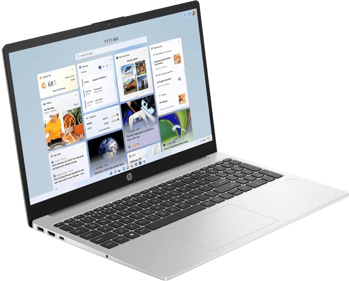 HP 15 255R G10 (AMD Ryzen 5 7535U | AMD Radeon Graphics) – Turbo Silver, 512GB, 1 Year Warranty, 16GB