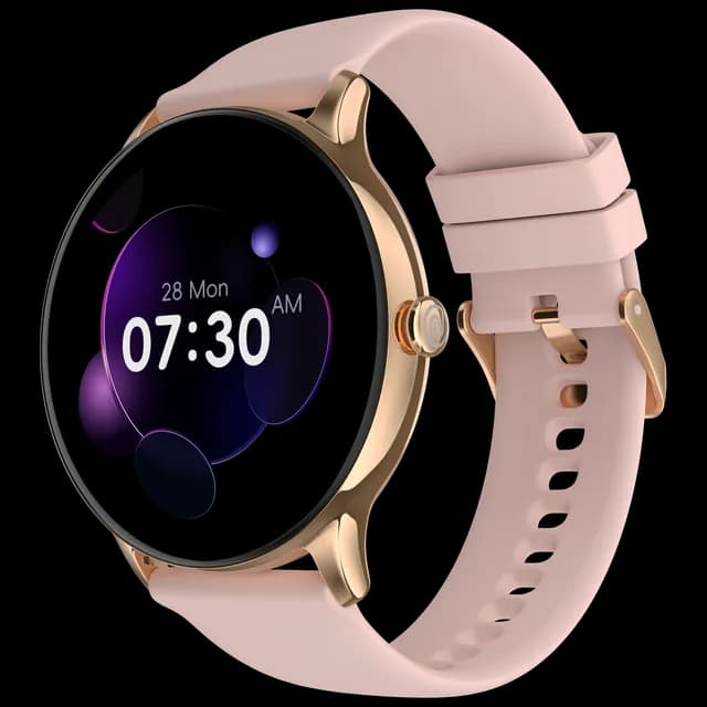 Noise Twist Go Smartwatch (Silicon) – Rose Pink