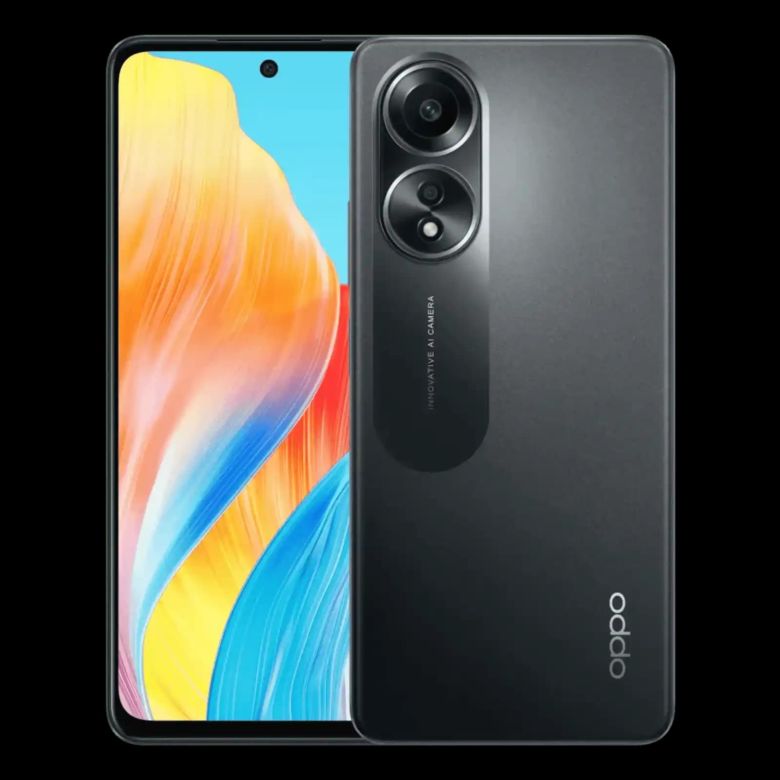 Oppo A58 4G – Glowing Black