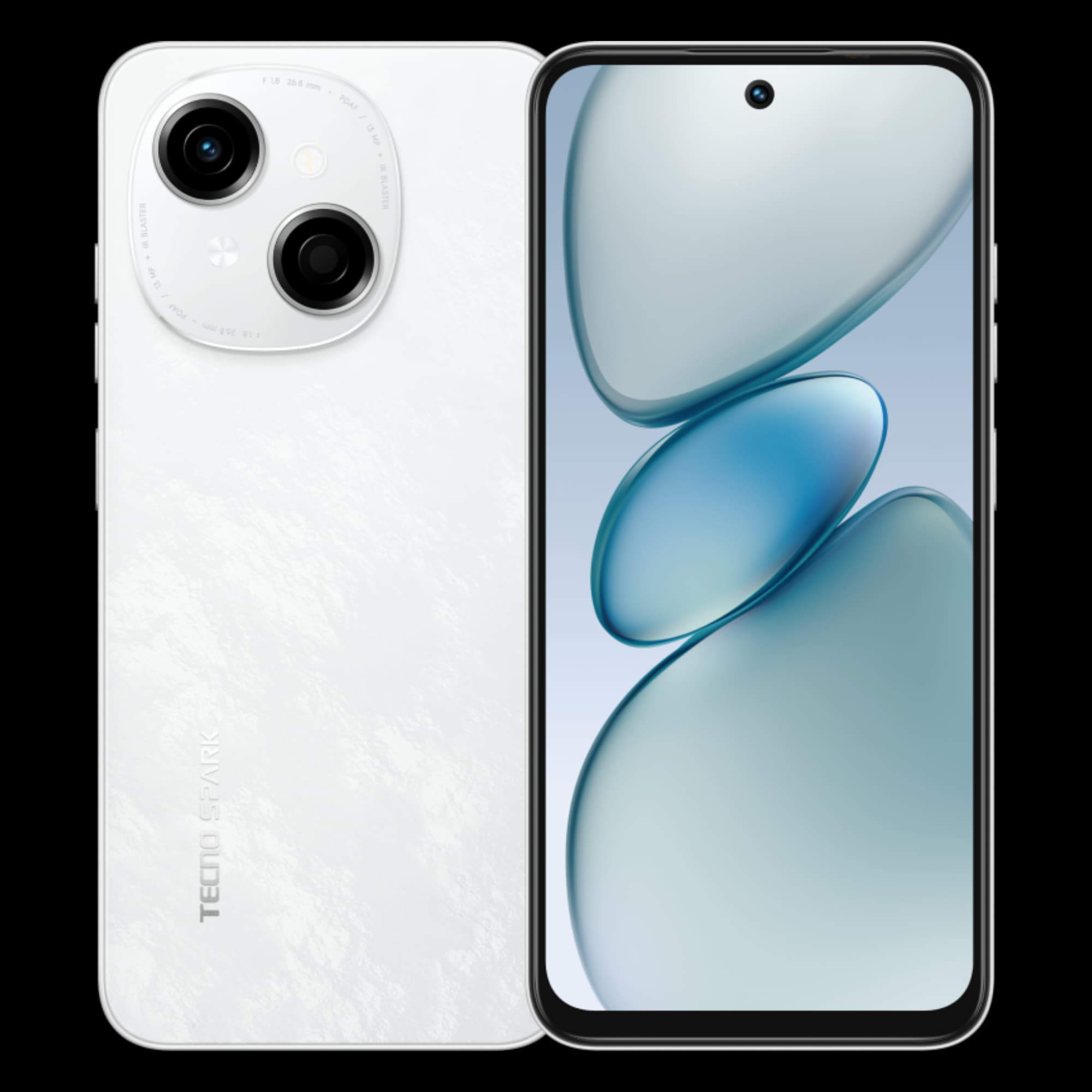 Tecno Spark Go 1 – 3GB + 64GB, Glittery White
