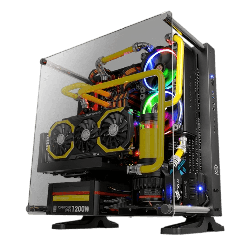 Thermaltake Core P3 TG Open Frame ATX Case – Black