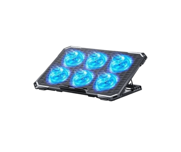 TRACK Laptop Cooler Pad T6 6 Fans LED