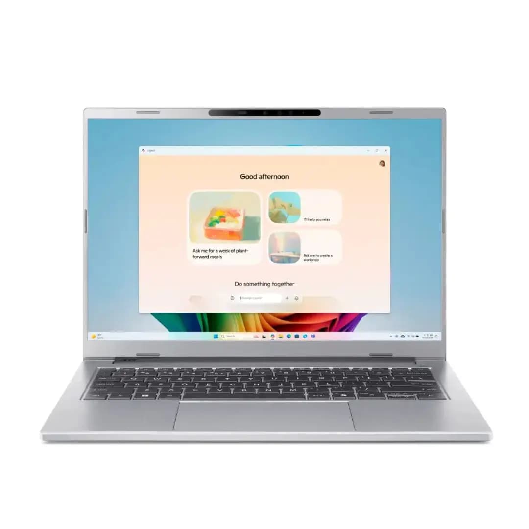 Acer Aspire 14 AI 2025 A14-61M (AMD Ryzen 7 AI 350 | AMD Radeon 860M Graphics) – Silver, 512GB, 16GB, 1 Year Warranty