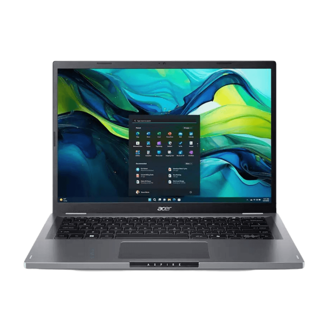 Acer Aspire Go 14 2024 (14th Gen Intel Core Ultra 7 155H | Intel Graphics) – Steel Gray, 2 Year warranty, 16GB, 512GB