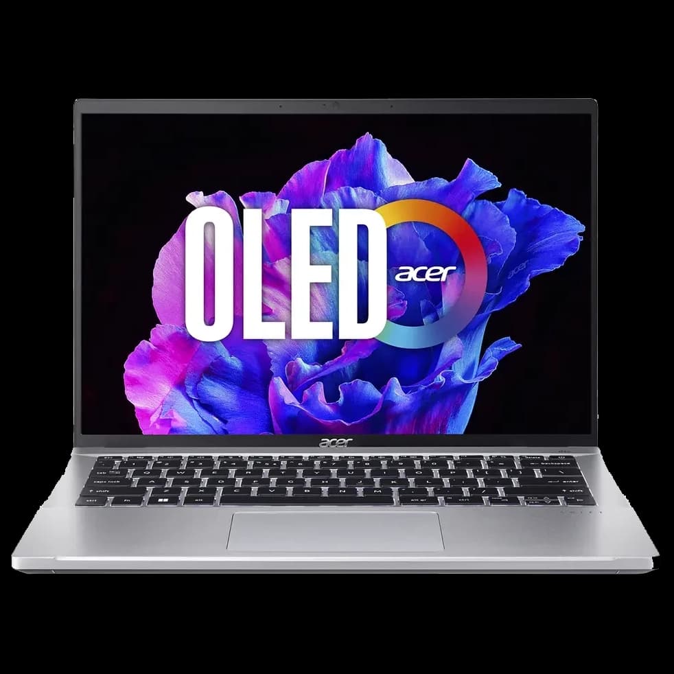 Acer Swift Go 14 2024 SFG14-72 (Intel Core Ultra 7 155H | Intel Arc Graphics) – 1TB, Silver, 16GB, 2.8k Oled 90Hz, 2 Year International warranty