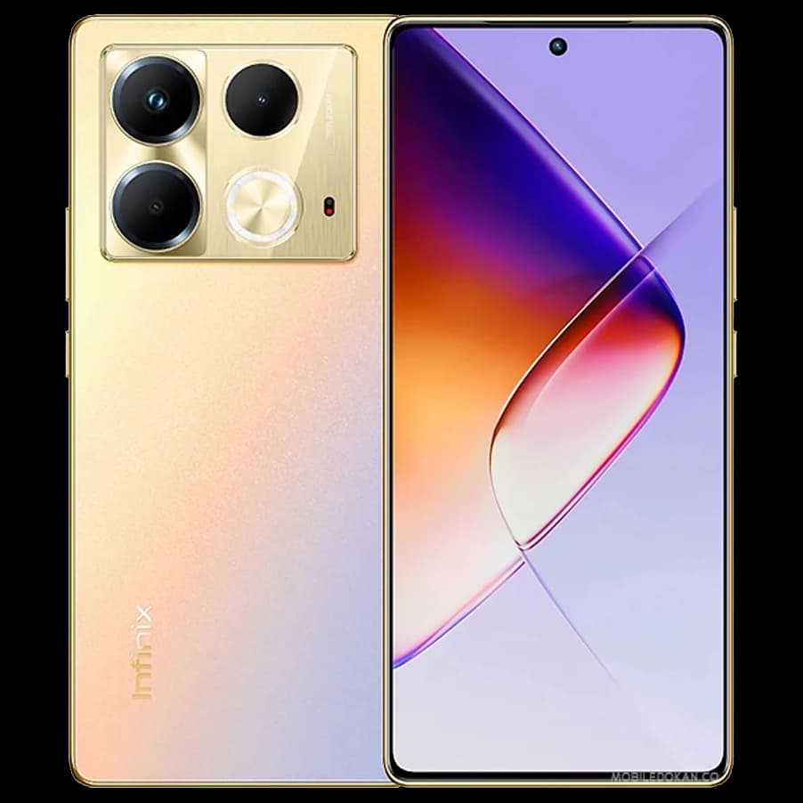 Infinix Note 40 – Free Wireless Charger, Golden, 8GB, 256GB