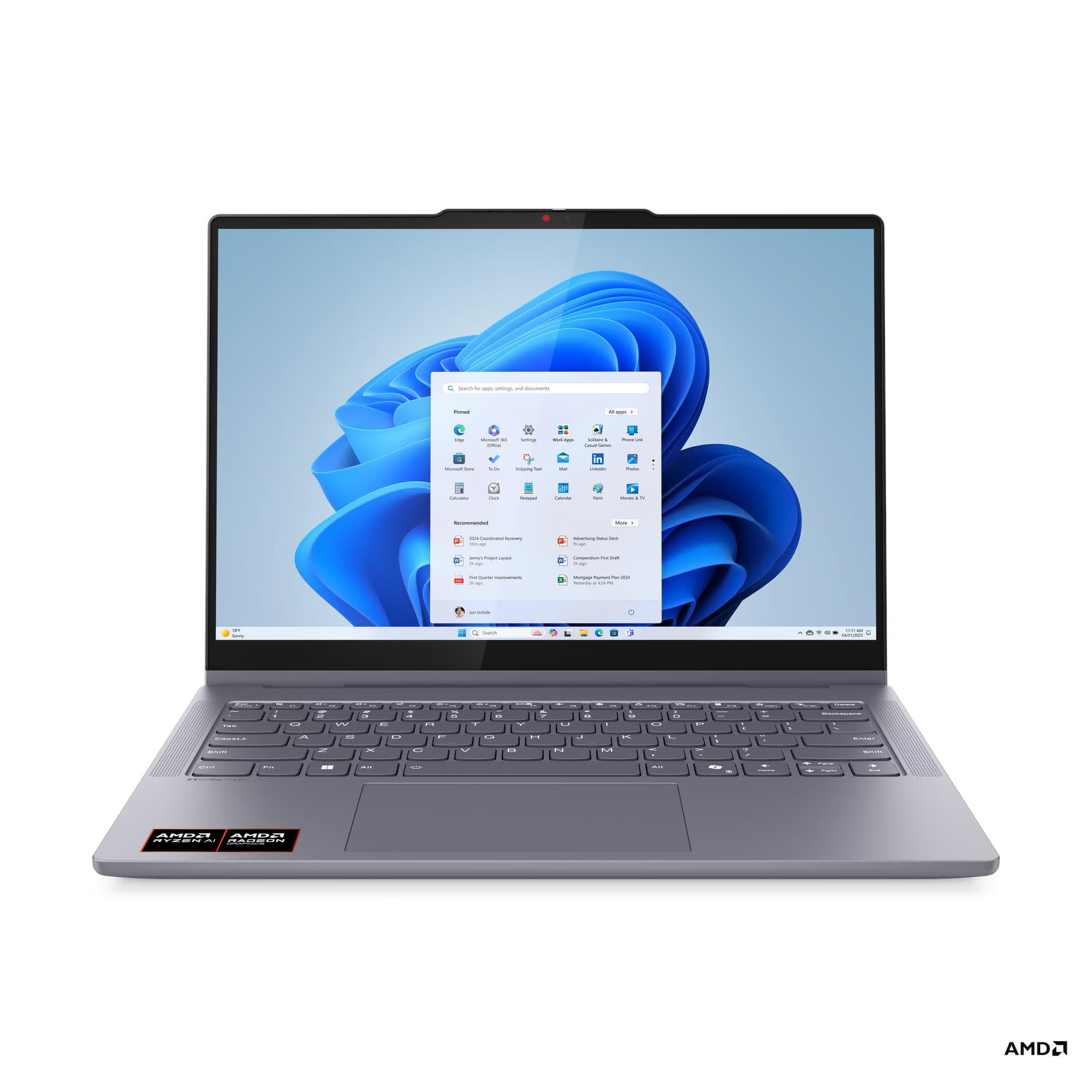 Lenovo IdeaPad 5 2-in-1 2025 14AKP10 (AMD Ryzen AI 7 350 | AMD Radeon 860M Graphics) – Luna Grey, 16GB, 512GB, 1 Year Warranty