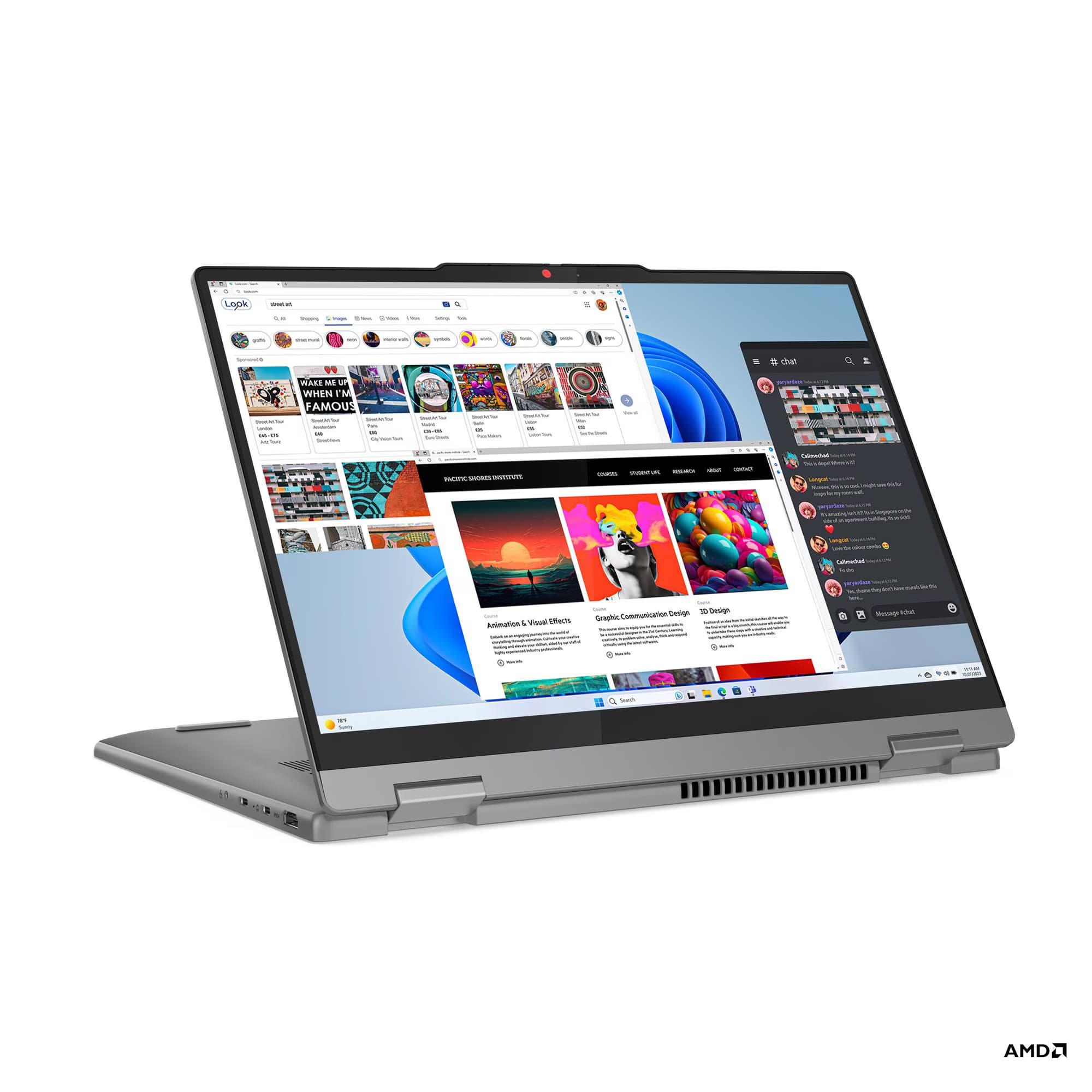 Lenovo IdeaPad 5 2024 (AMD Ryzen 7 8845HS | AMD Radeon Graphics) – Cloud Grey, 1TB, 16GB, 1 Year Warranty