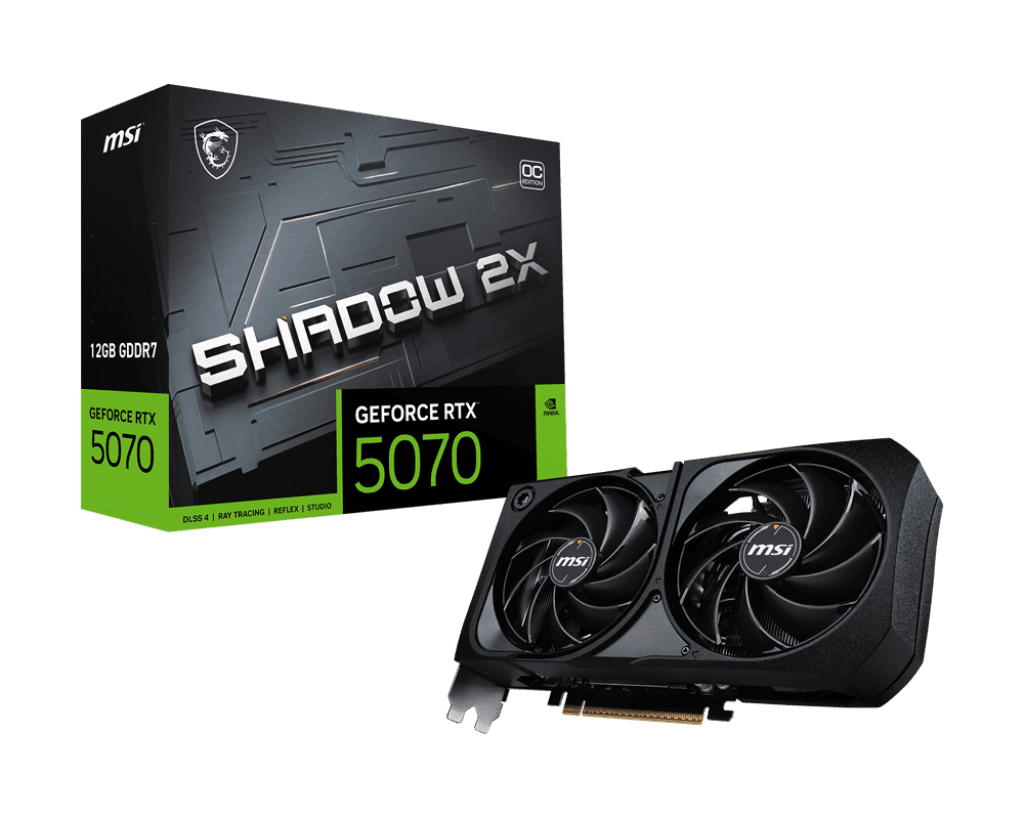 MSI GeForce RTX 5070 SHADOW 2X OC 12GB
