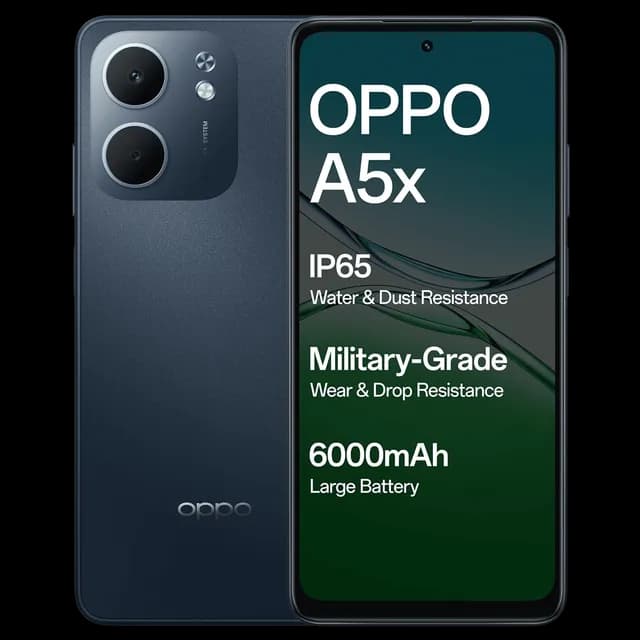 OPPO A5x – Laser White, 4/64GB, 2 Years Warranty