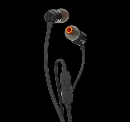 JBL T110 pure bass in ear headphone – Red
