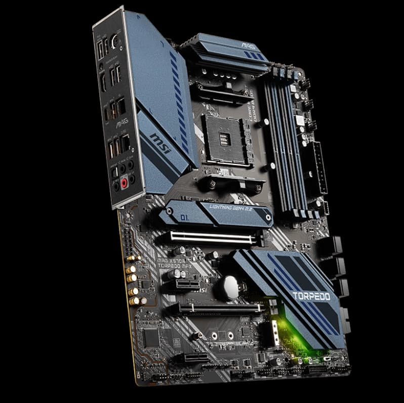 M/Board For AMD Ryzen 1st, 2nd and 3rd Generation Processor MAG X570S Torpedo Max