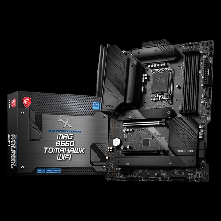 MSI M/Board Intel 12th Gen, mATX Motherboard MAG B660 TOMAHAWK WIFI