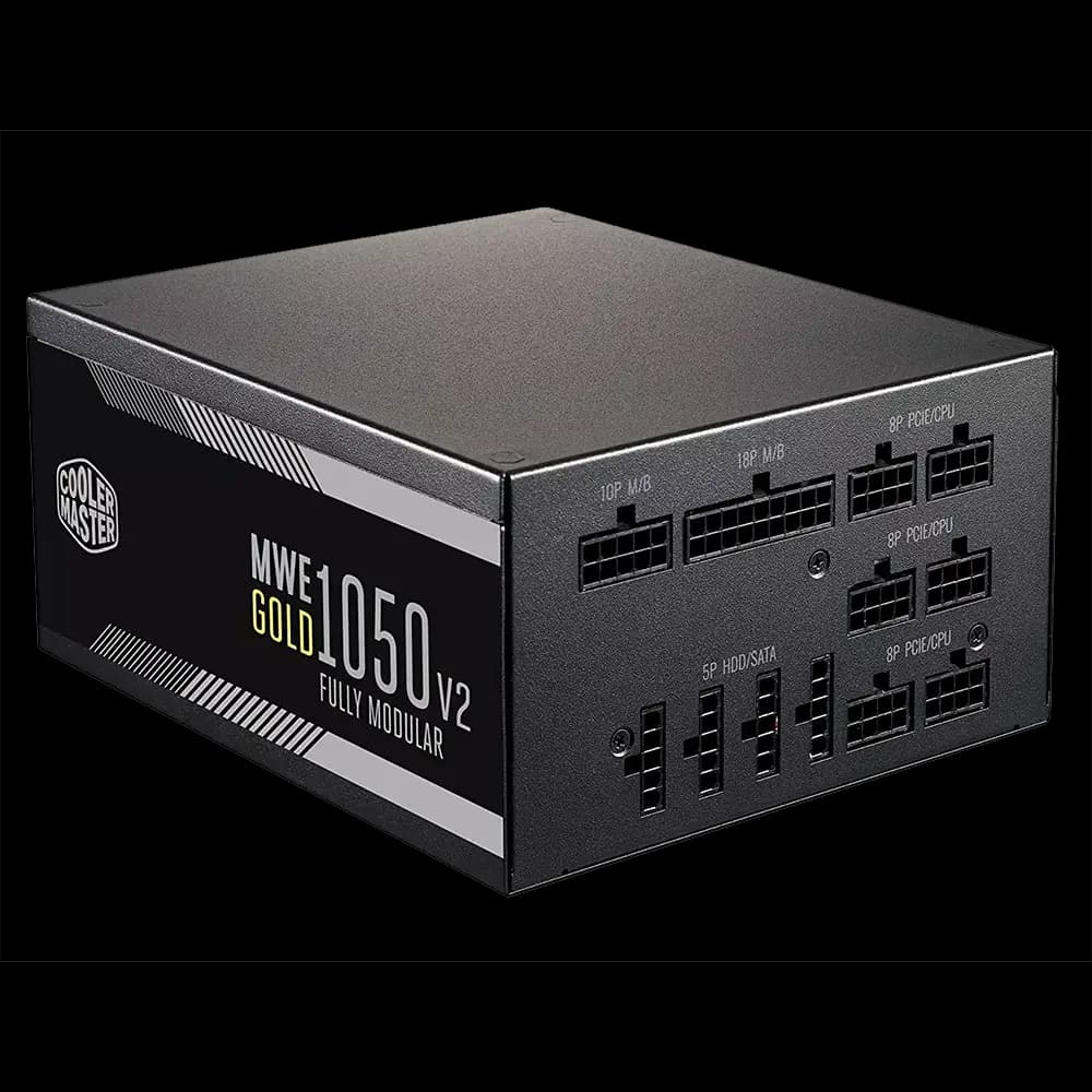 Cooler Master MWE 1050 Gold V2 Power Supply, Fully Modular PSU, Ready for RTX Graphic Card