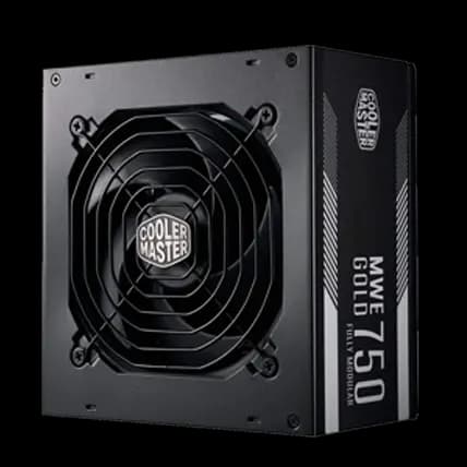 Cooler Master MWE 750 Bronze V2 230v, 80 Plus Bronze Certified, Non-Modular Power Supply – Black
