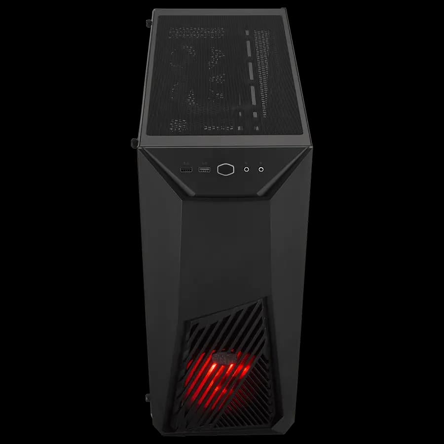 Cooler Master MasterBox K501L RGB Mid Tower Casing - 700W PSU, Pre-Installed Fans, Tempered Glass Side Panel