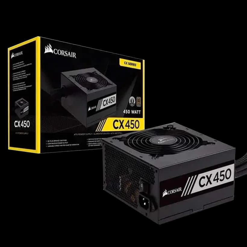 CX Series™ CX450 - 450 Watt 80 PLUS® Bronze Certified ATX PSUs