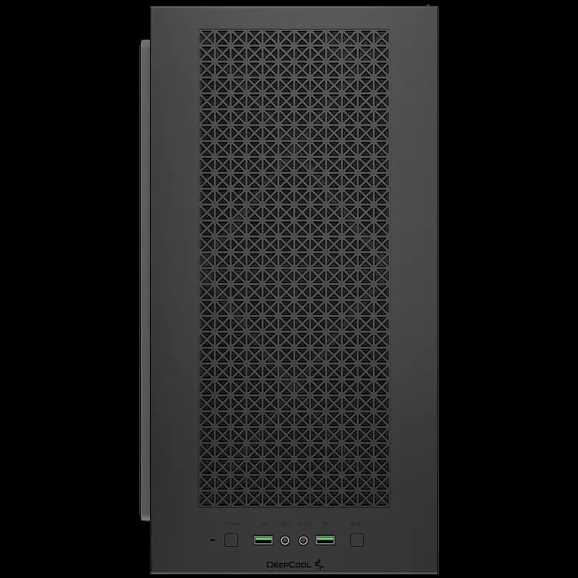 DEEPCOOL MACUBE 310P Top Mesh, ATX PC Case, Magnetic Side Panels, Included GPU Holder and 3 Fans – Black