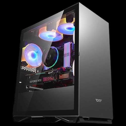Darkflash DLM22 MATX PC Case – Pink