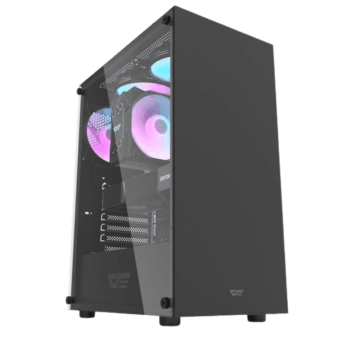 DarkFlash DK100 PC Case – Black