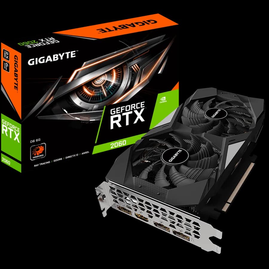 Gigabyte GeForce RTX™ 2060 D6 6G (rev. 2.0)