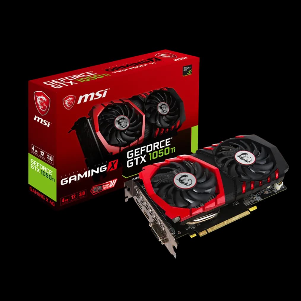MSI GeForce GTX 1050 Ti GAMING X 4G