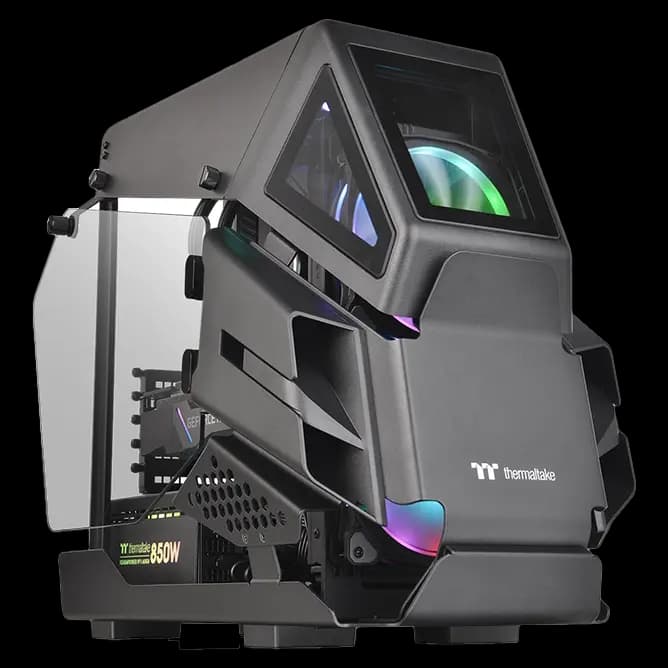Thermaltake AH T200 SPCC/4mm Tempered Glass*2 – Snow