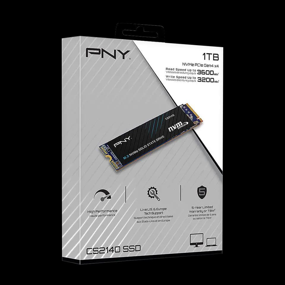 PNY NVMe PCIe Gen 4 SSD – 512GB