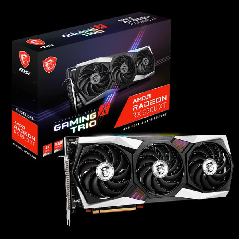 MSI Radeon RX 6900 XT GAMING X TRIO 16G Graphics Card