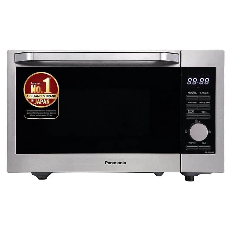 Panasonic 30L Convection Microwave Oven (NN-CT69MYTE, Silver, FIR Heat Technology, 360 Heat Wrap, Magic Grill, For Baking &amp;amp; Healthy Cooking)