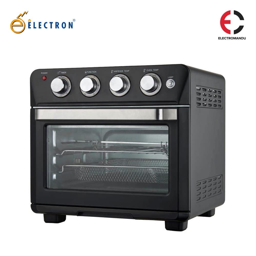 Electron Elvo-25AF MECHANICAL AIR FRYER Electric Oven 1700W - (Black)