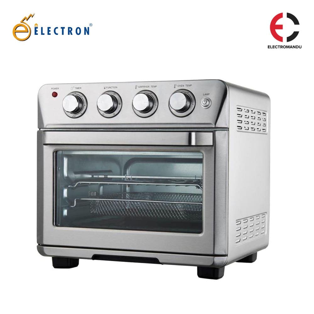 Electron Elvo-25AF MECHANICAL AIR FRYER Electric Oven 1700W - (Silver)