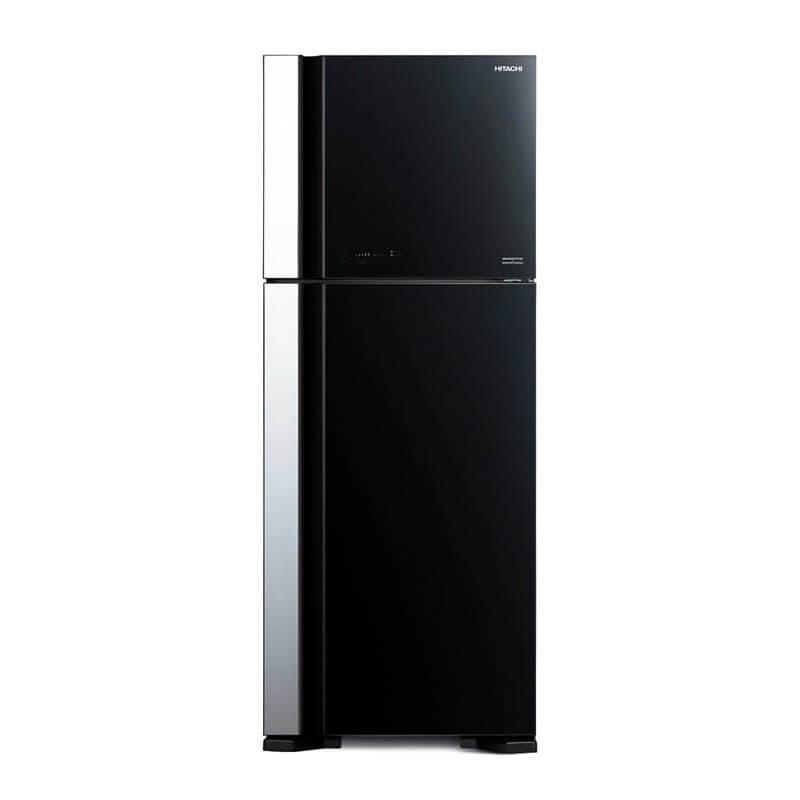 Hitachi R-VG690P7P (GBK) 601 Ltr Big 2 Glass Series Double Door Inverter Refrigerator