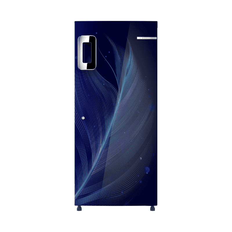 Bosch 207 L, 3 Star Single Door Refrigerator with Industry’s largest vegetable box &amp;amp; Beverage space (CST20B34NI, Feather Blue, Smart inverter compressor)