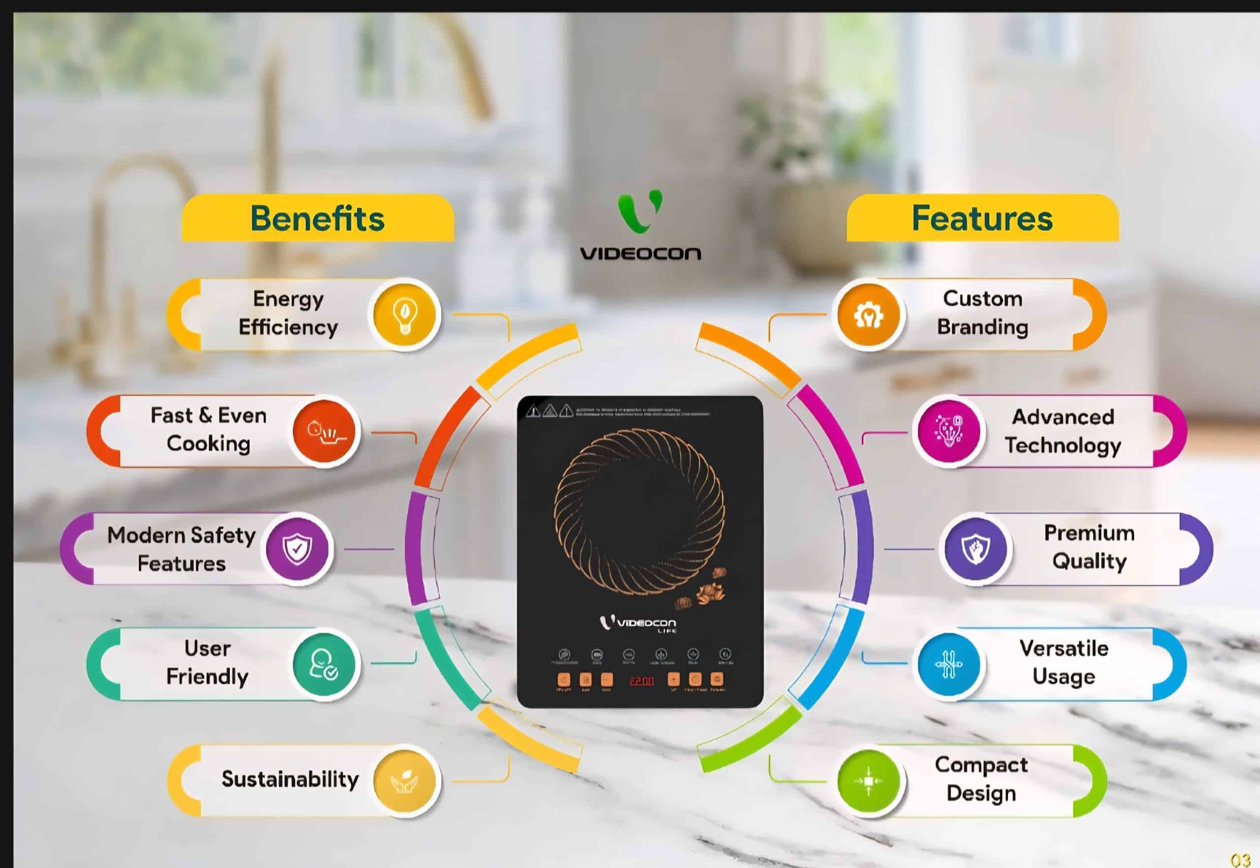 Videocon Induction Stove 2200W