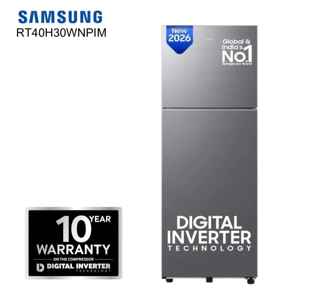 RT40H30WNPIM Samsung 275ltrs Double Door Refrigerator
