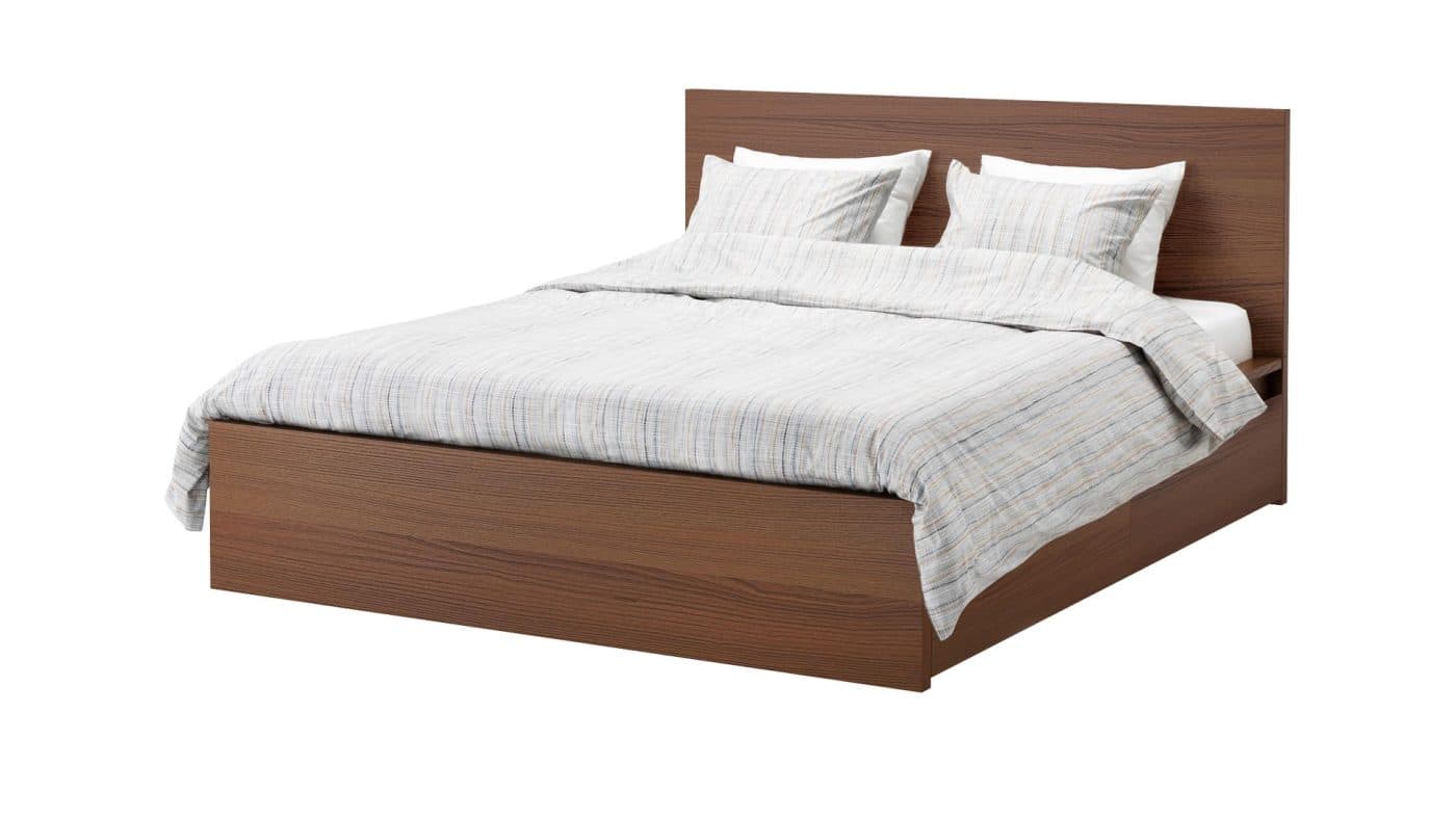 Queen size bed without storage - Funfurnish | Nepal's Largest Online Furniture Showroom