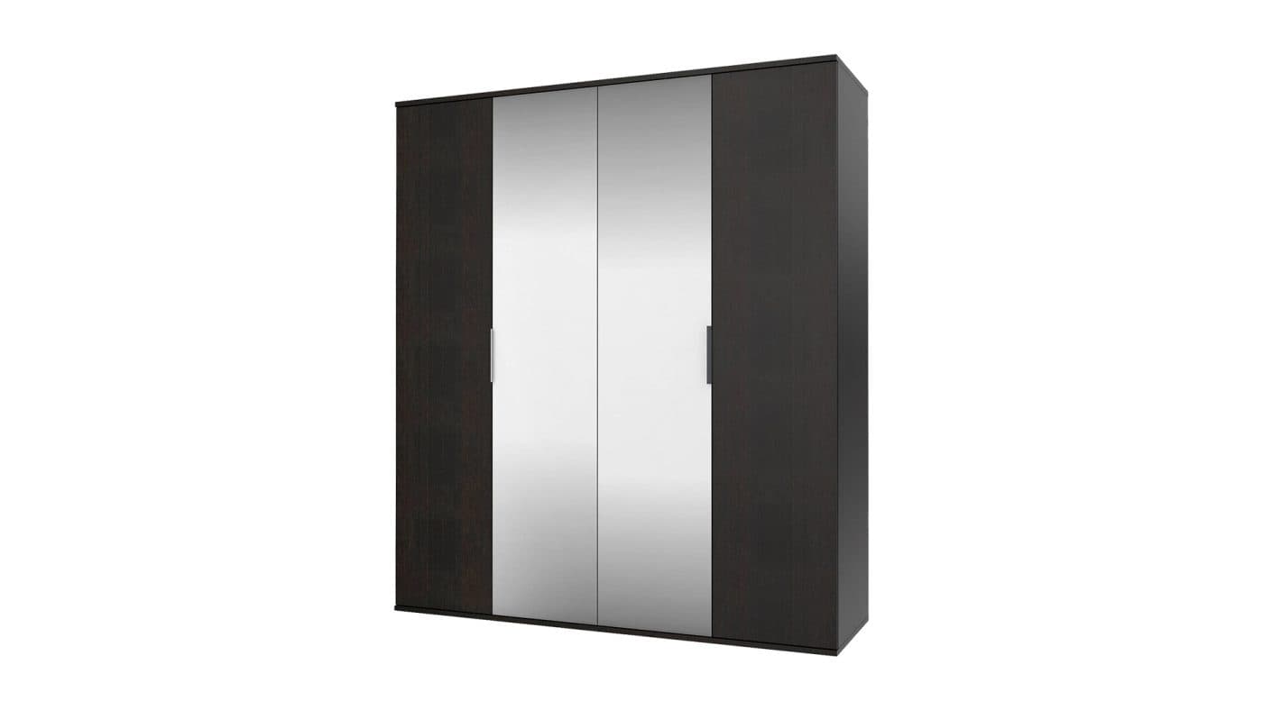 B&amp;W Modern Wardrobe - Funfurnish | Nepal's Largest Online Furniture Showroom